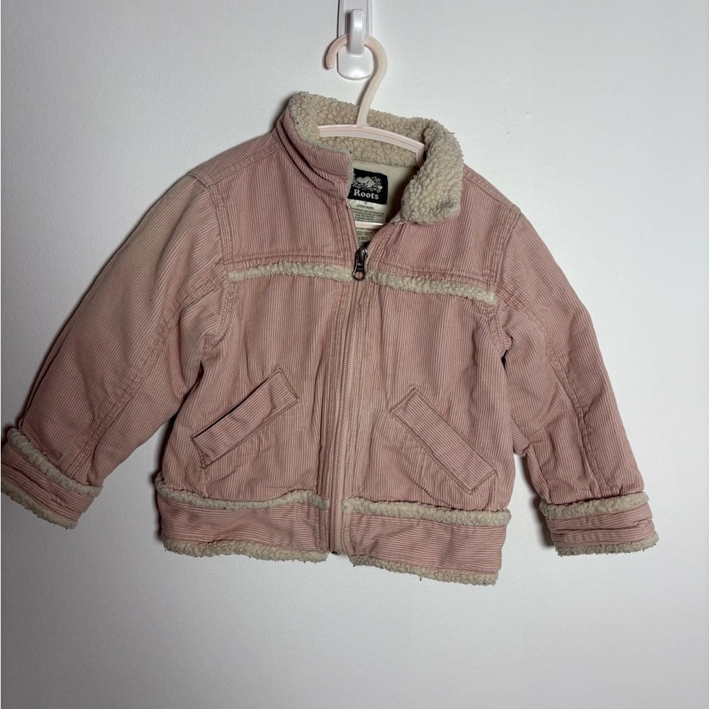 Roots Blush Corduroy Jacket with Fleece Lining